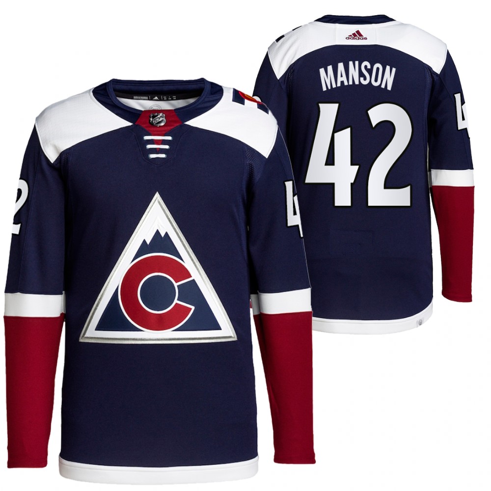 Josh Manson Colorado Avalanche Blue Alternate Primegreen Authentic Jersey