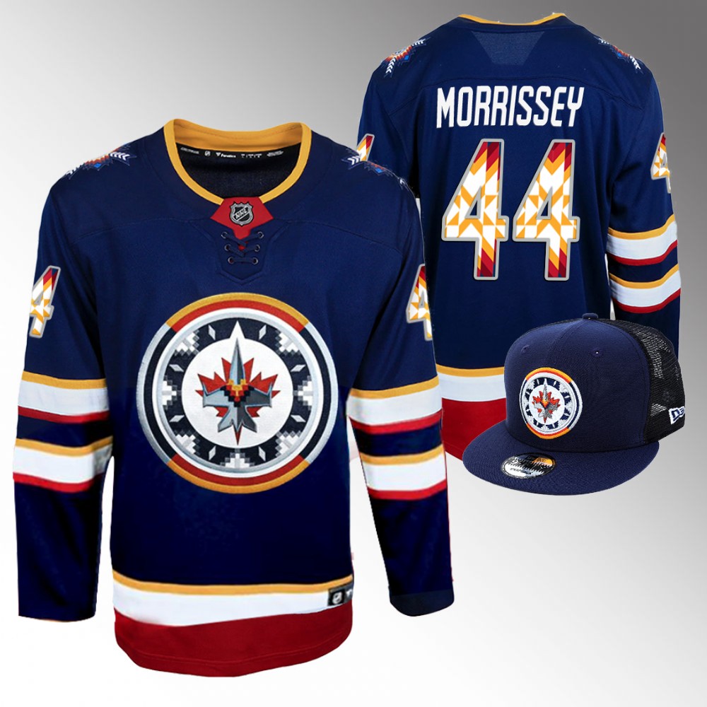 Josh Morrissey Jets WASAC Breakaway Jersey Navy Fashion