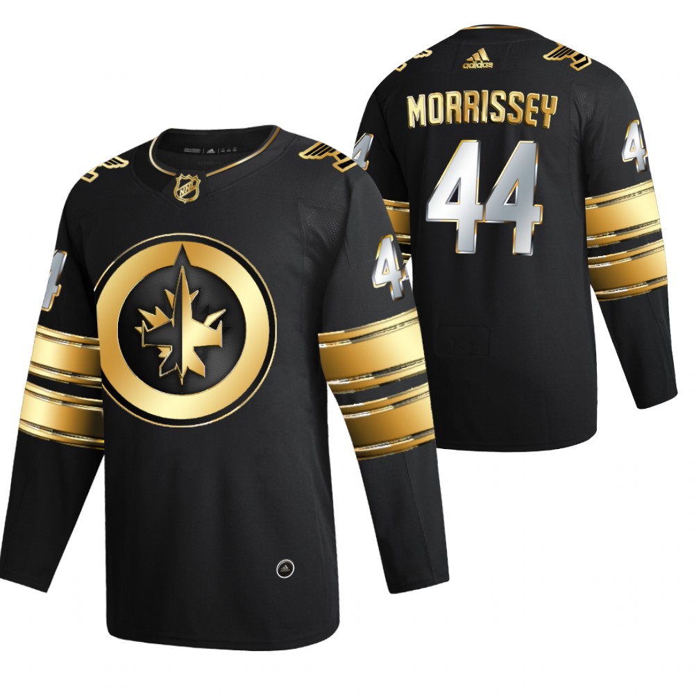 Josh Morrissey Winnipeg Jets Black 2021 Golden Edition Jersey Limited Authentic