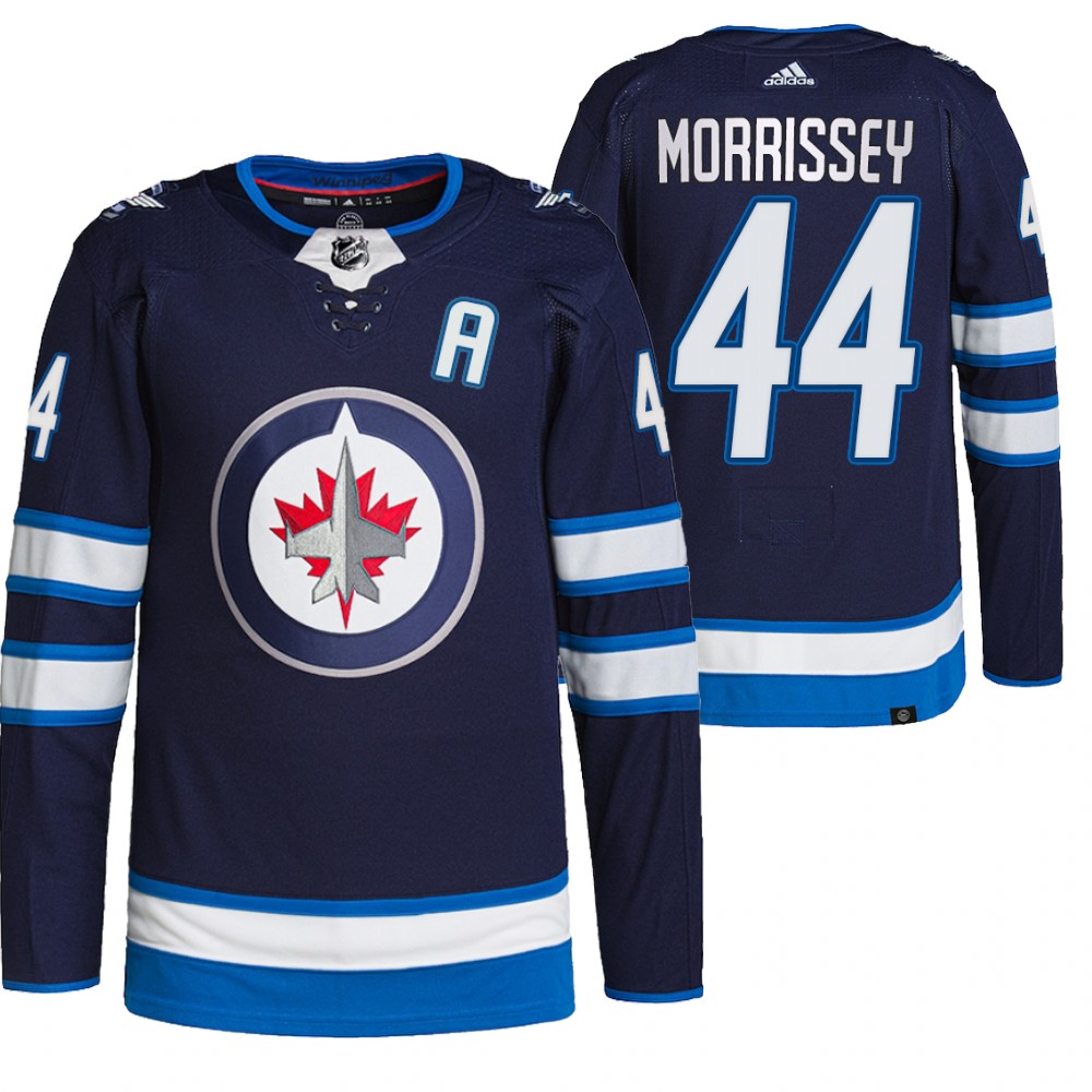 Josh Morrissey Winnipeg Jets Navy Authentic Pro Home Jersey