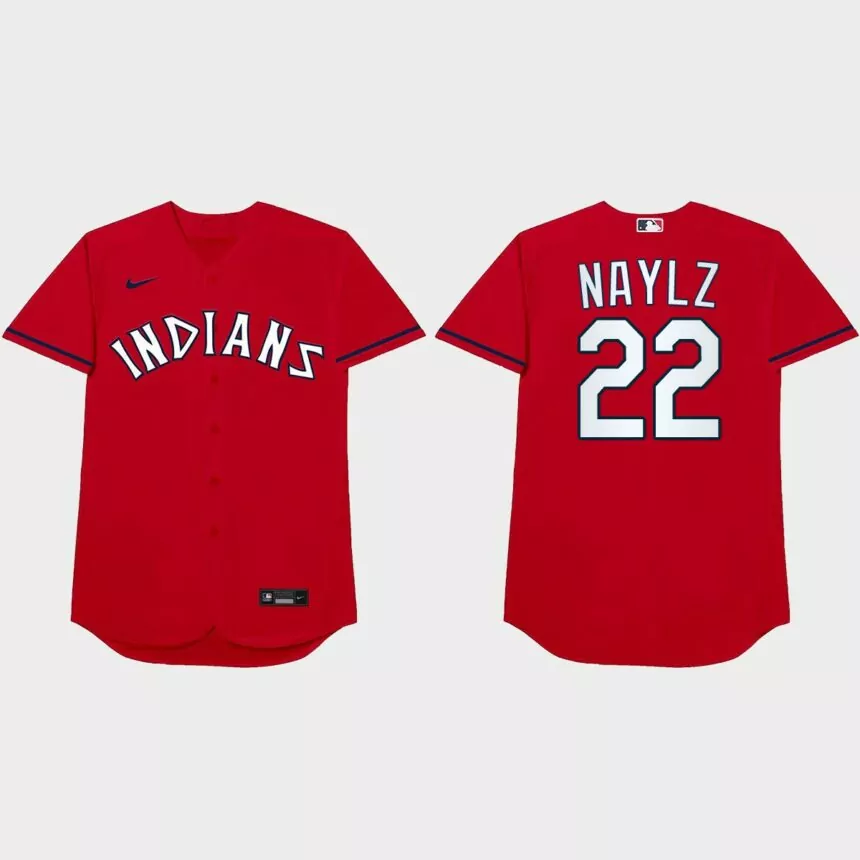 Josh Naylor 2021 Players’ Weekend Naylz Nickname Jersey – Red
