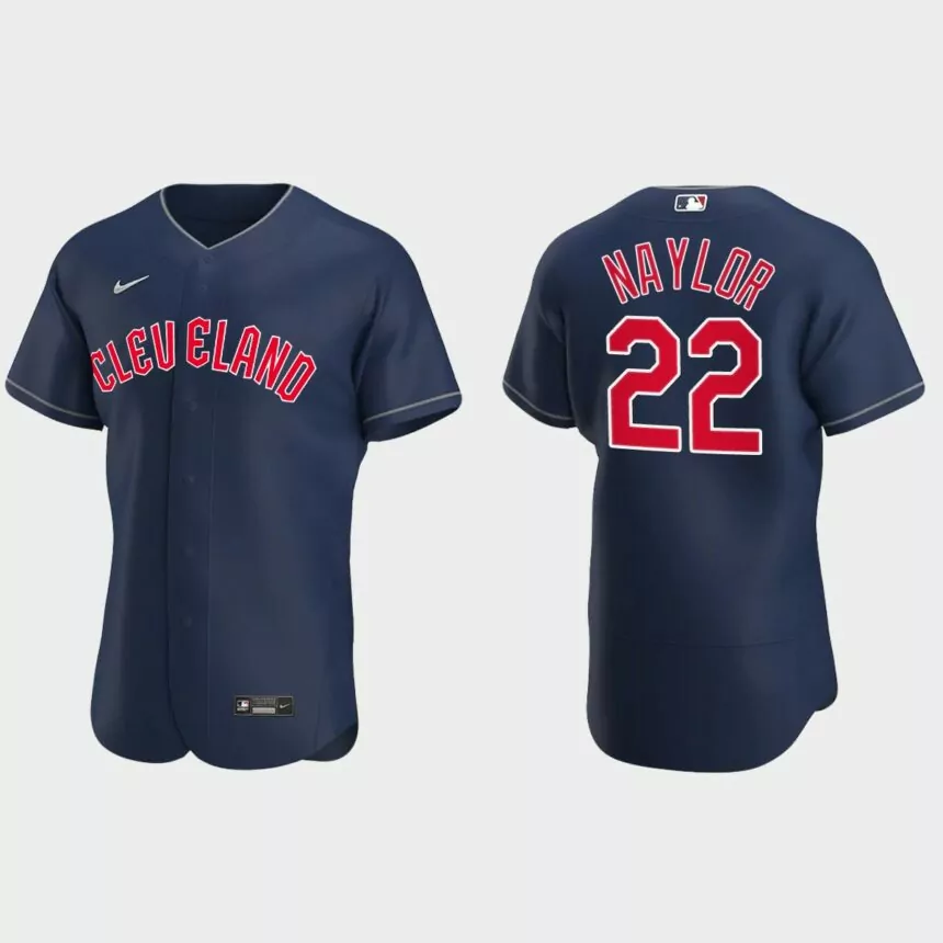 Josh Naylor Cleveland Guardians 2022 Authentic Alternate Jersey – Navy