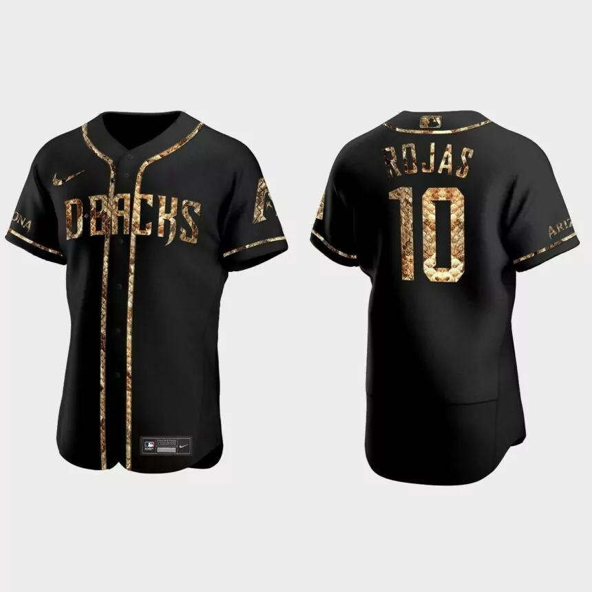 Josh Rojas Arizona Diamondbacks Python Skin Authentic Jersey – Black.jpg