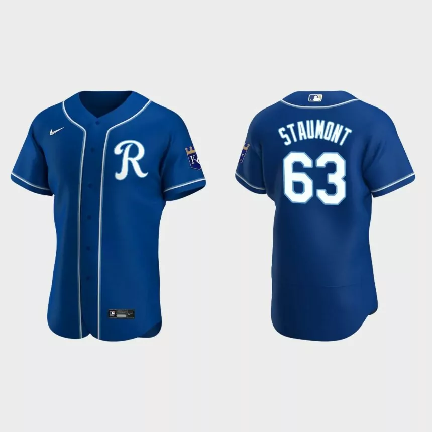 Josh Staumont #63 Kansas City Royals Authentic Jersey – Royal