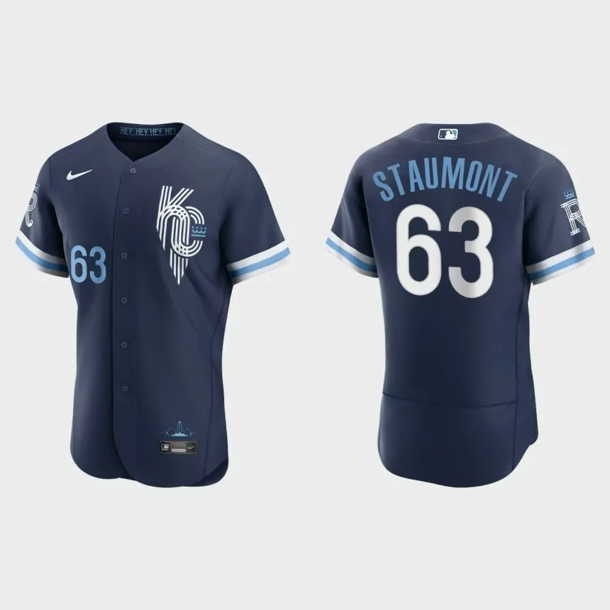 Josh Staumont Kansas City Royals 2022 City Connect Authentic Jersey – Navy