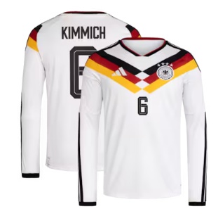 Joshua Kimmich Germany National Team adidas 2026 Home Replica Long Sleeve Jersey - White