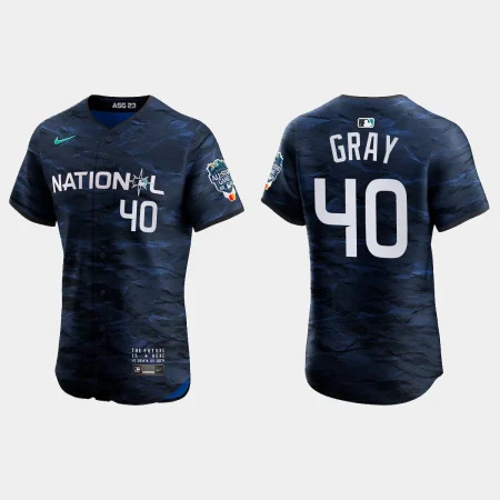 Josiah Gray National League 2023 MLB All-Star Game Elite Jersey – Royal