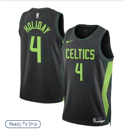 Jrue Holiday Boston Celtics Nike Unisex 202425 Swingman Player Jersey - City Edition - Black