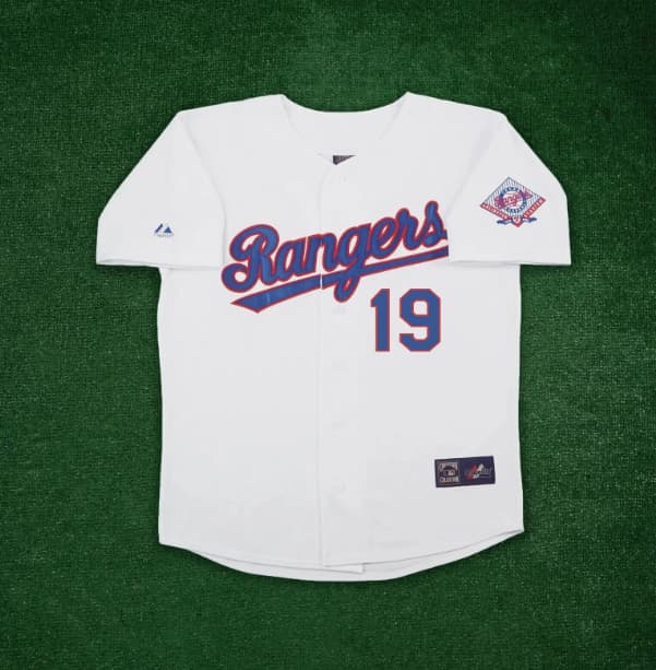 Juan Gonzalez 1993 Texas Rangers Cooperstown Men's Home White Jersey