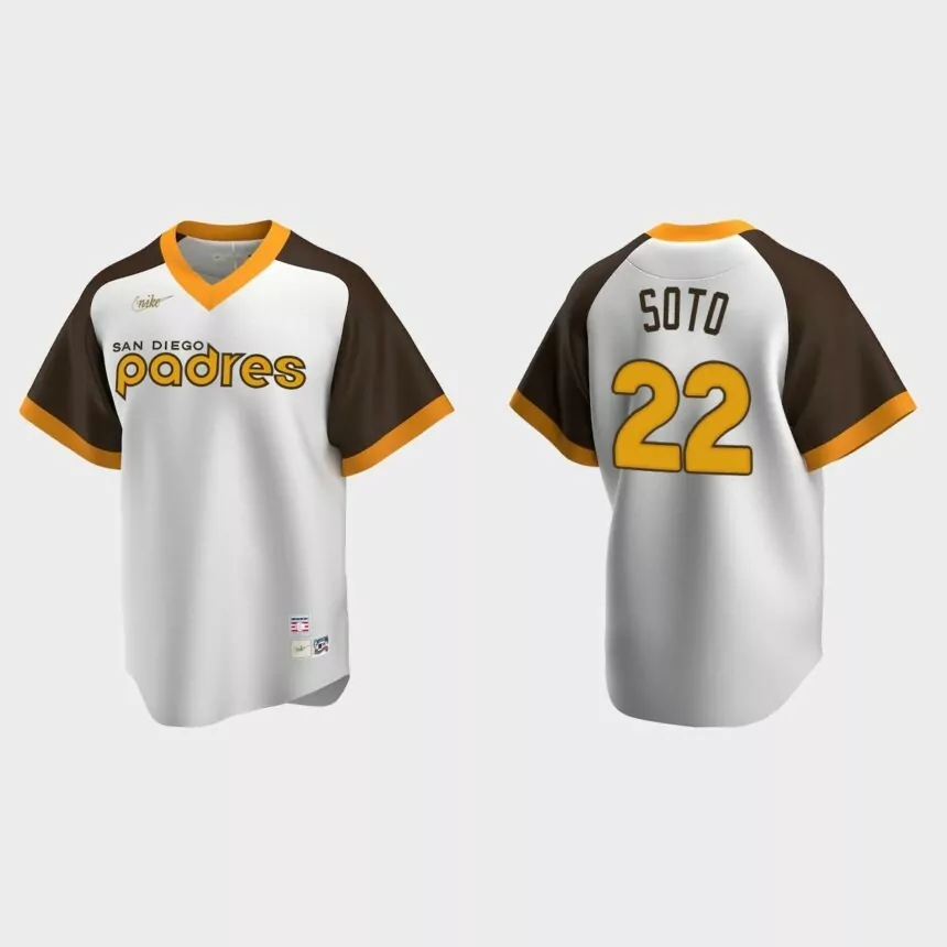 Juan Soto San Diego Padres Cooperstown Collection Home Jersey – White