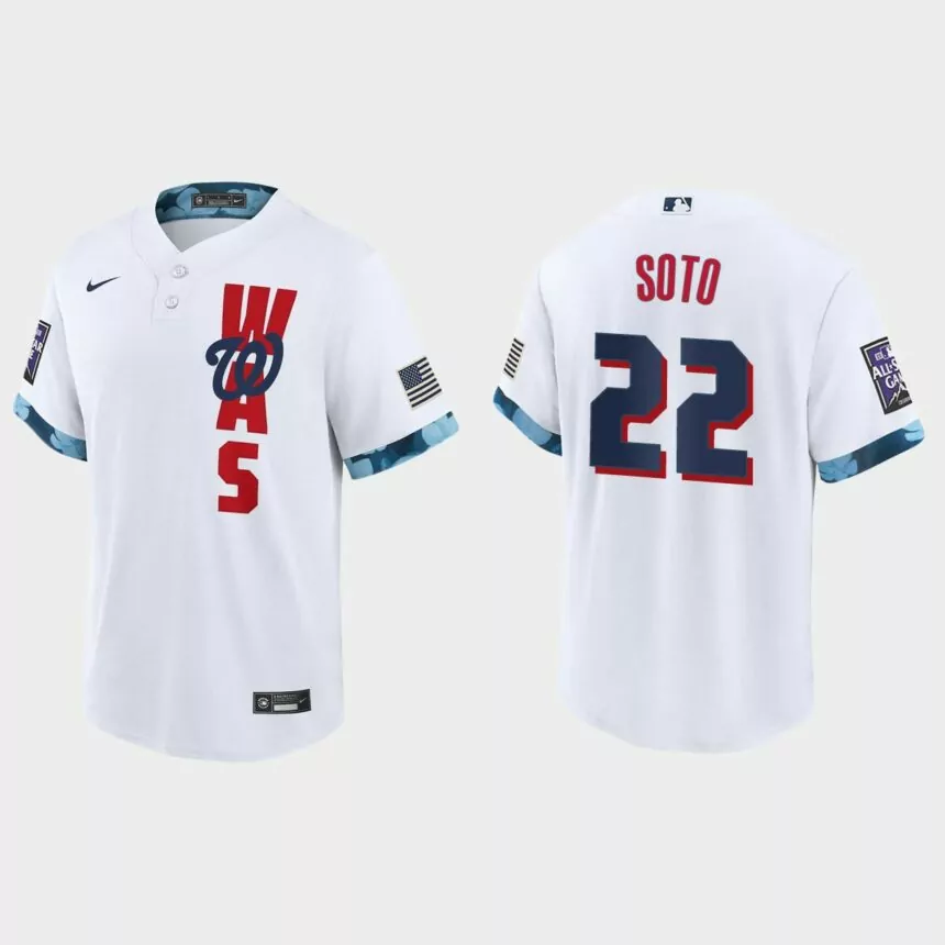 Juan Soto Washington Nationals 2021 MLB All-Star Game Replica Jersey – White