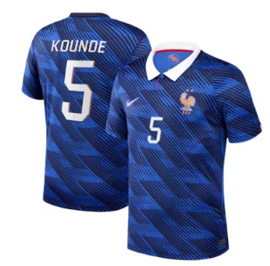 Jules Koundé France National Team Nike 2026 Home Stadium Replica Jersey - Blue