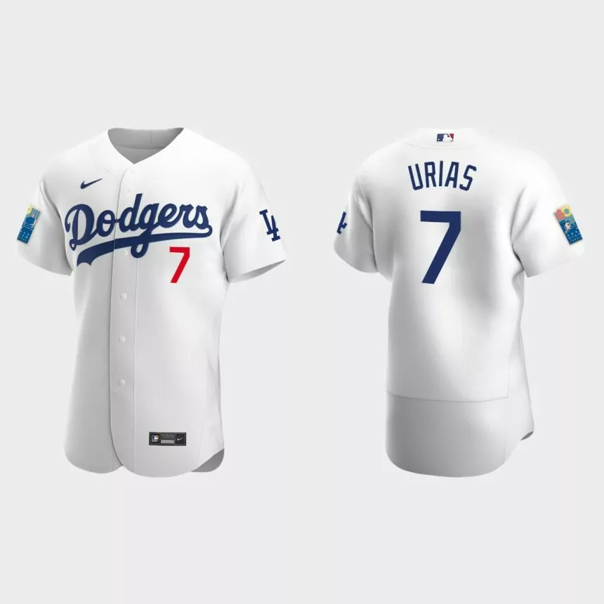 Julio Urias Los Angeles Dodgers 2022 Dodger Stadium 60th Anniversary Authentic Jersey – White