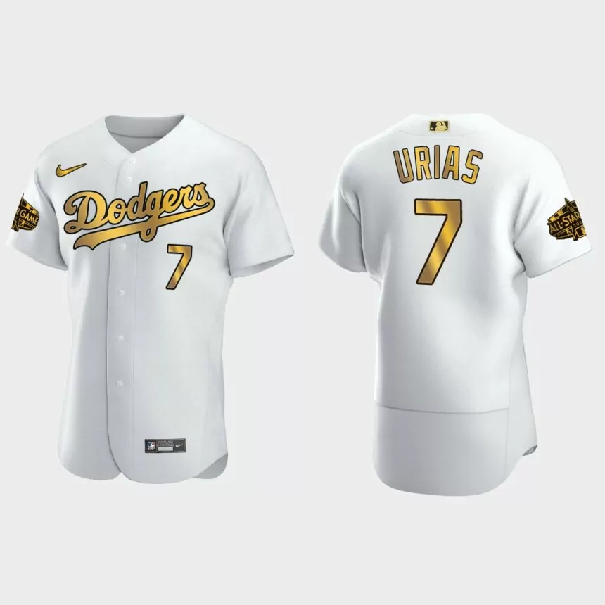 Julio Urias Los Angeles Dodgers 2022 MLB All-Star Game Jersey – White Gold