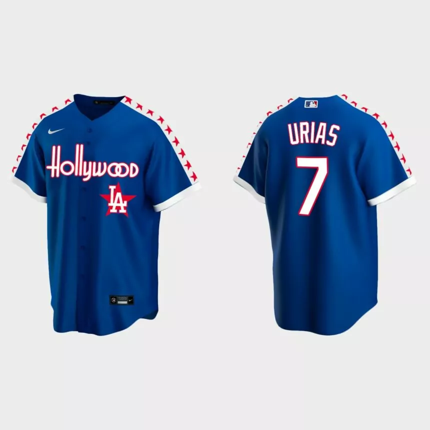 Julio Urias Los Angeles Dodgers City Connect Special Edition jersey – Royal
