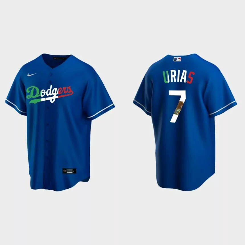 Julio Urias Los Angeles Dodgers Mexican Heritage Night Replica Jersey – Royal