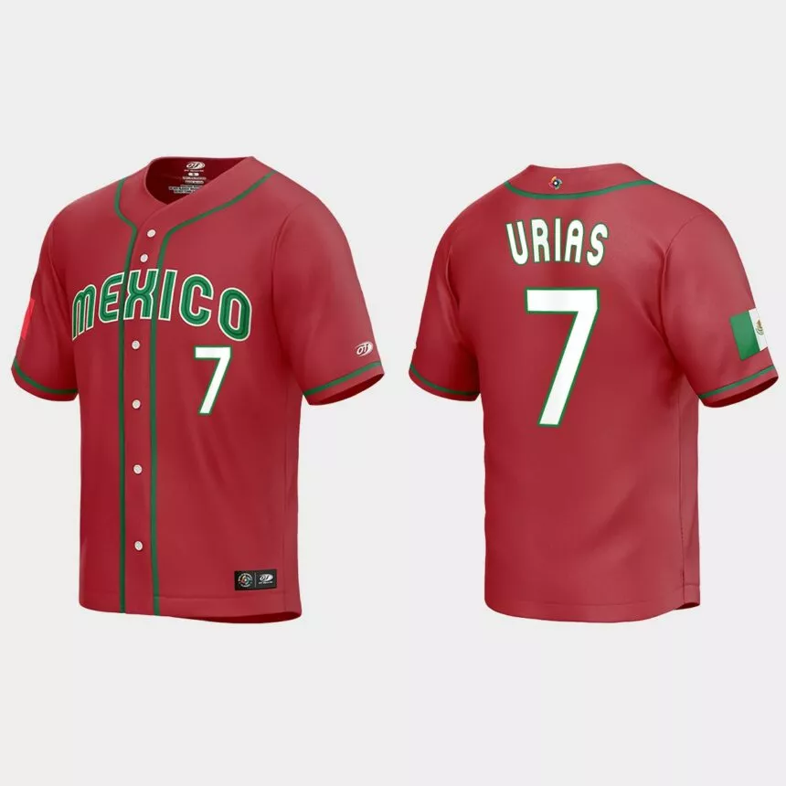 Julio Urias Mexico Baseball 2023 World Baseball Classic Replica Jersey – Red