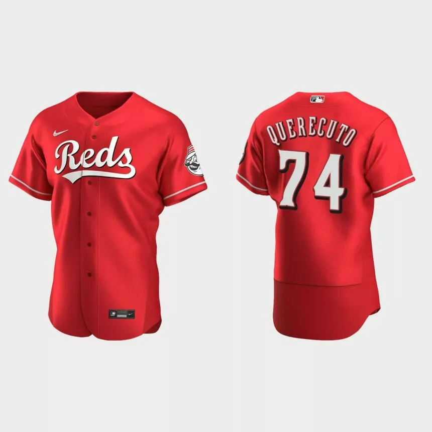 Juniel Querecuto Cincinnati Reds Authentic Alternate Jersey – Scarlet