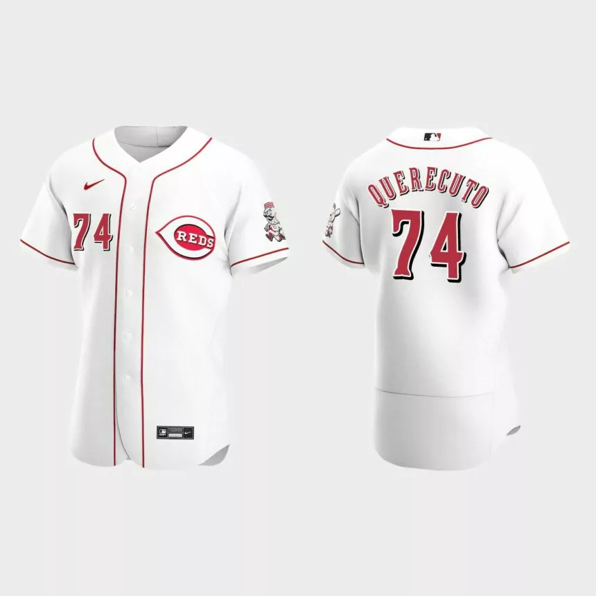 Juniel Querecuto Cincinnati Reds Authentic Home Jersey – White