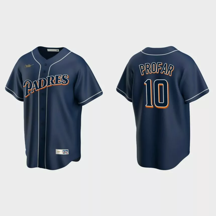 Jurickson Profar #10 San Diego Padres Cooperstown Collection Jersey – Navy