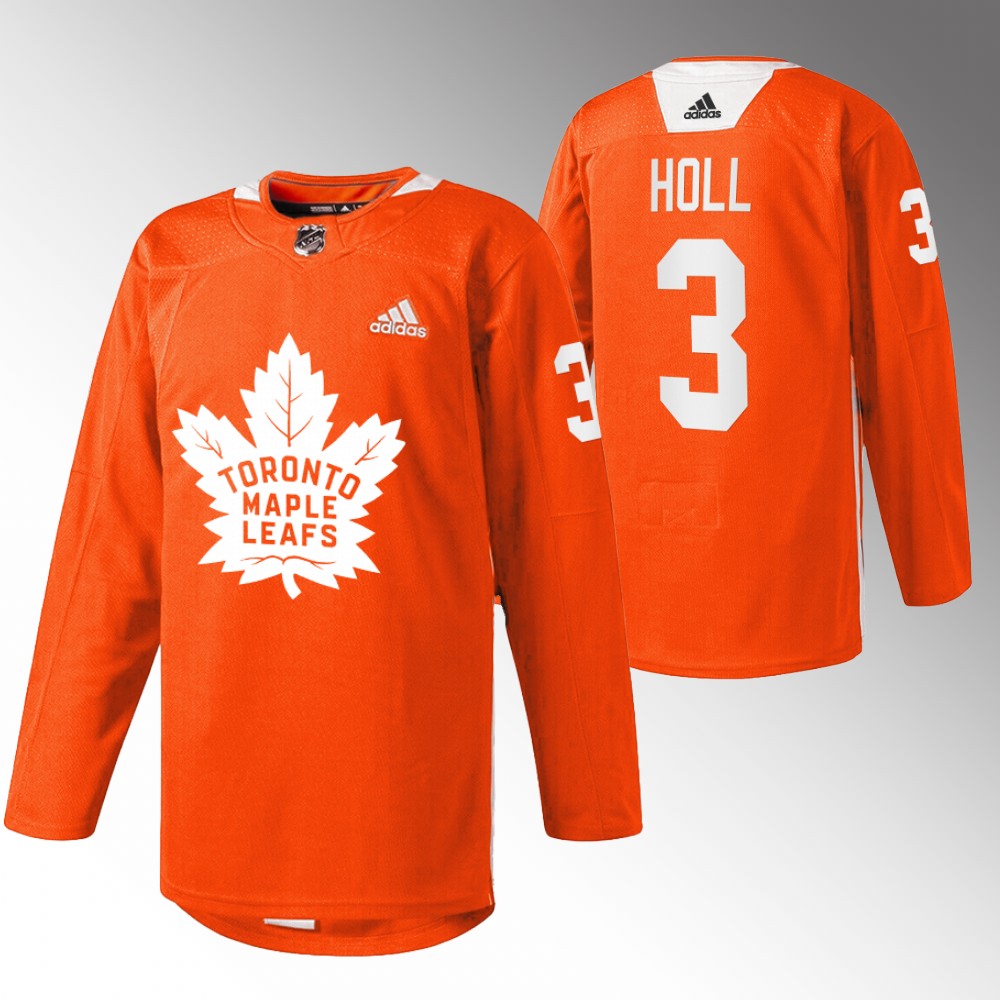 Justin Holl Maple Leafs Every Child Matters Jersey Orange Warmup