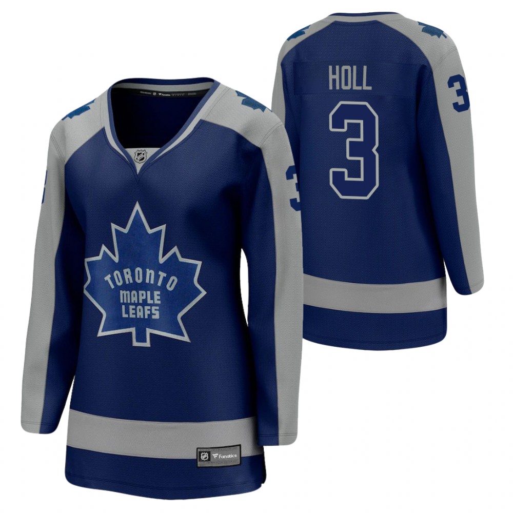 Justin Holl Toronto Maple Leafs Reverse Retro Royal Women's Jersey Special Edition