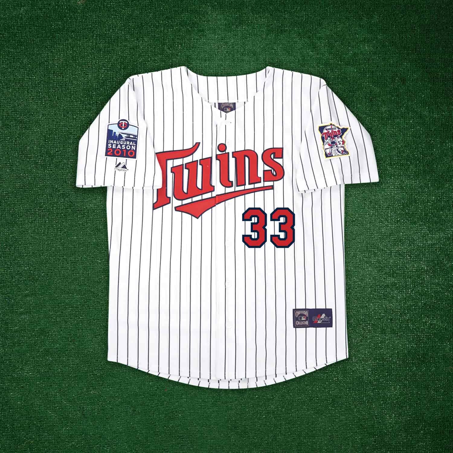 Justin Morneau 2010 Minnesota Twins Cooperstown Men's Home White Jersey