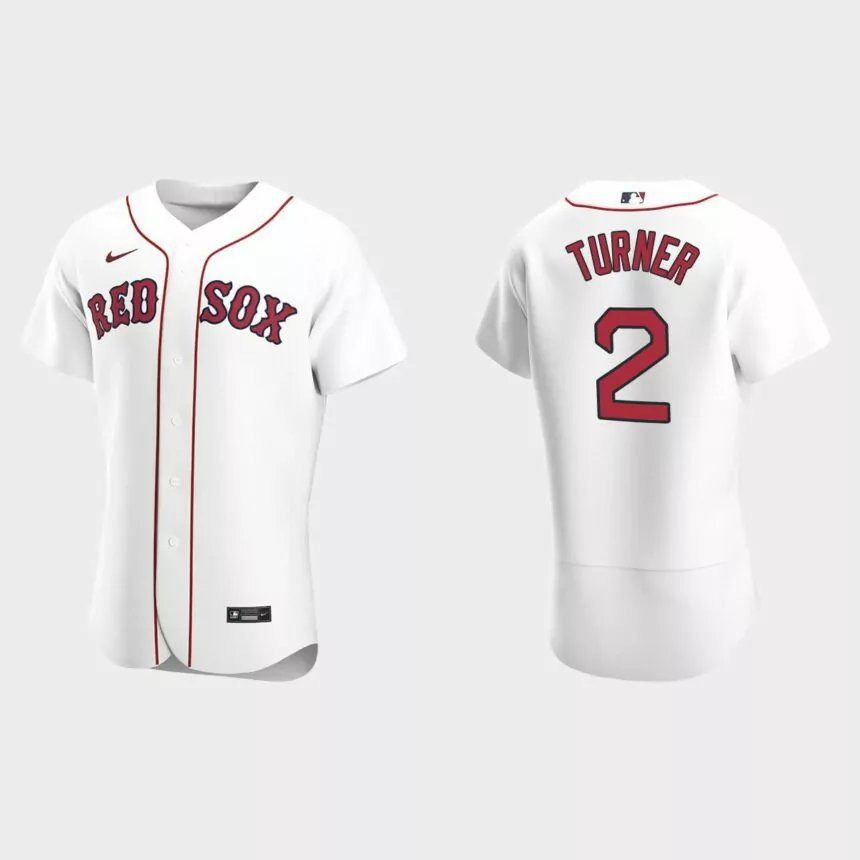 Justin Turner Boston Red Sox Authentic Home Jersey – White