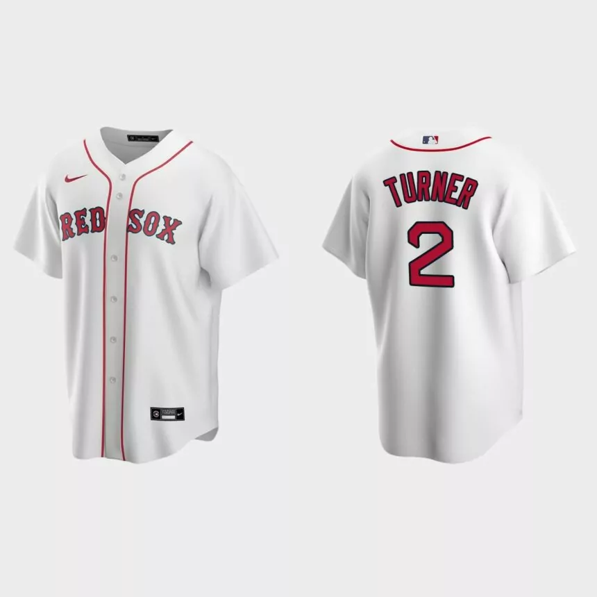 Justin Turner Boston Red Sox Replica Home Jersey – White