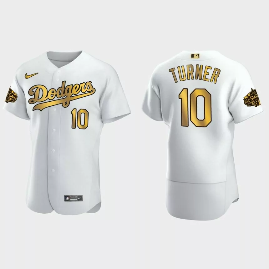 Justin Turner Los Angeles Dodgers 2022 MLB All-Star Game Jersey – White Gold