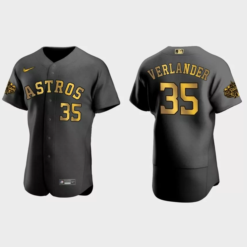 Justin Verlander Houston Astros 2022 MLB All-Star Game Authentic Jersey – Black