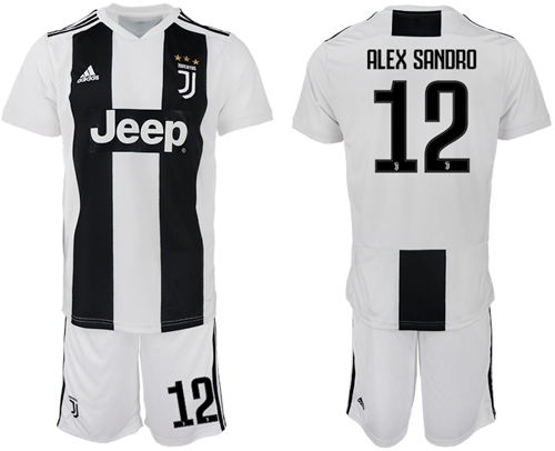 Juventus #12 Alex Sandro Home Soccer Club Jersey