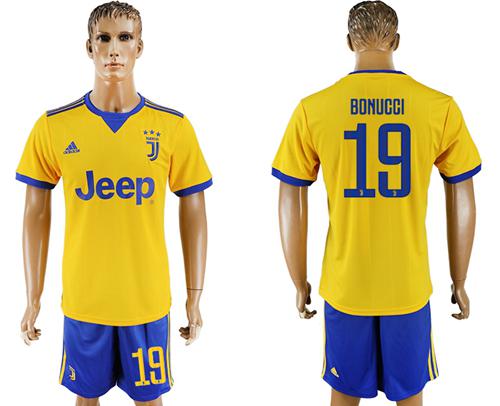 Juventus #19 Bonucci Away Soccer Club Jersey