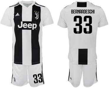 Juventus #33 Bernardeschi Home Soccer Club Jersey