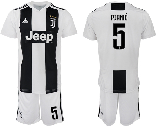 Juventus #5 Pjanic Home Soccer Club Jersey