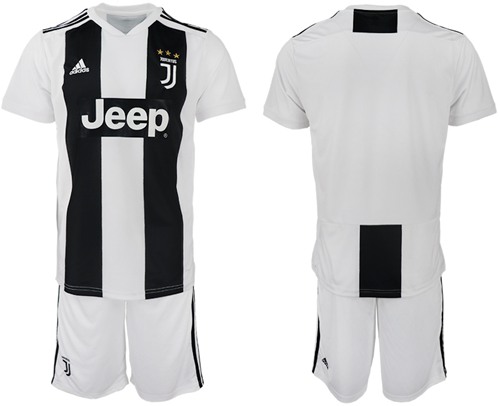 Juventus Blank Home Soccer Club Jersey