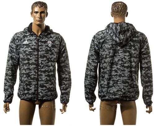 Juventus Soccer Jackets Black White