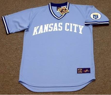 KANSAS CITY ROYALS 1970's Majestic Cooperstown Jersey Customized