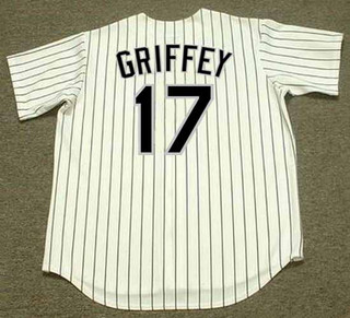 KEN GRIFFEY JR. Chicago White Sox 2008 Home Majestic Throwback Baseball Jersey