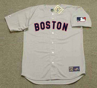 KEN HARRELSON Boston Red Sox 1969 Away Majestic Throwback Baseball Jersey