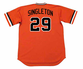 KEN SINGLETON Baltimore Orioles 1979 Majestic Cooperstown Baseball Jersey