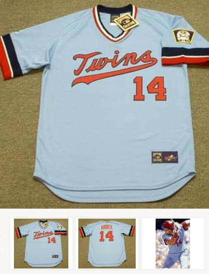 KENT HRBEK Minnesota Twins 1984 Majestic Cooperstown Throwback Baseball Jersey