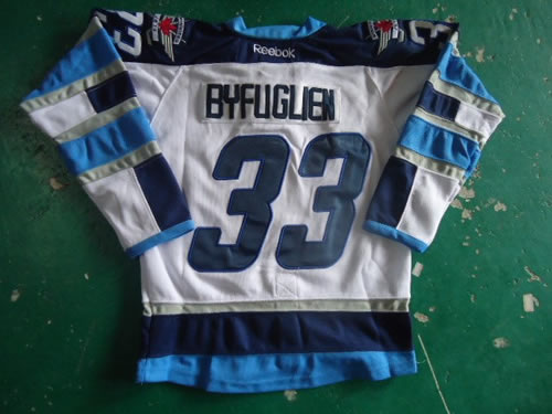 KID NHL jerseys Winnipeg Jets 33 BYFUGLIEN white