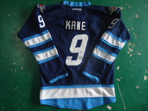KID NHL jerseys Winnipeg Jets 9 kane jerseys blue