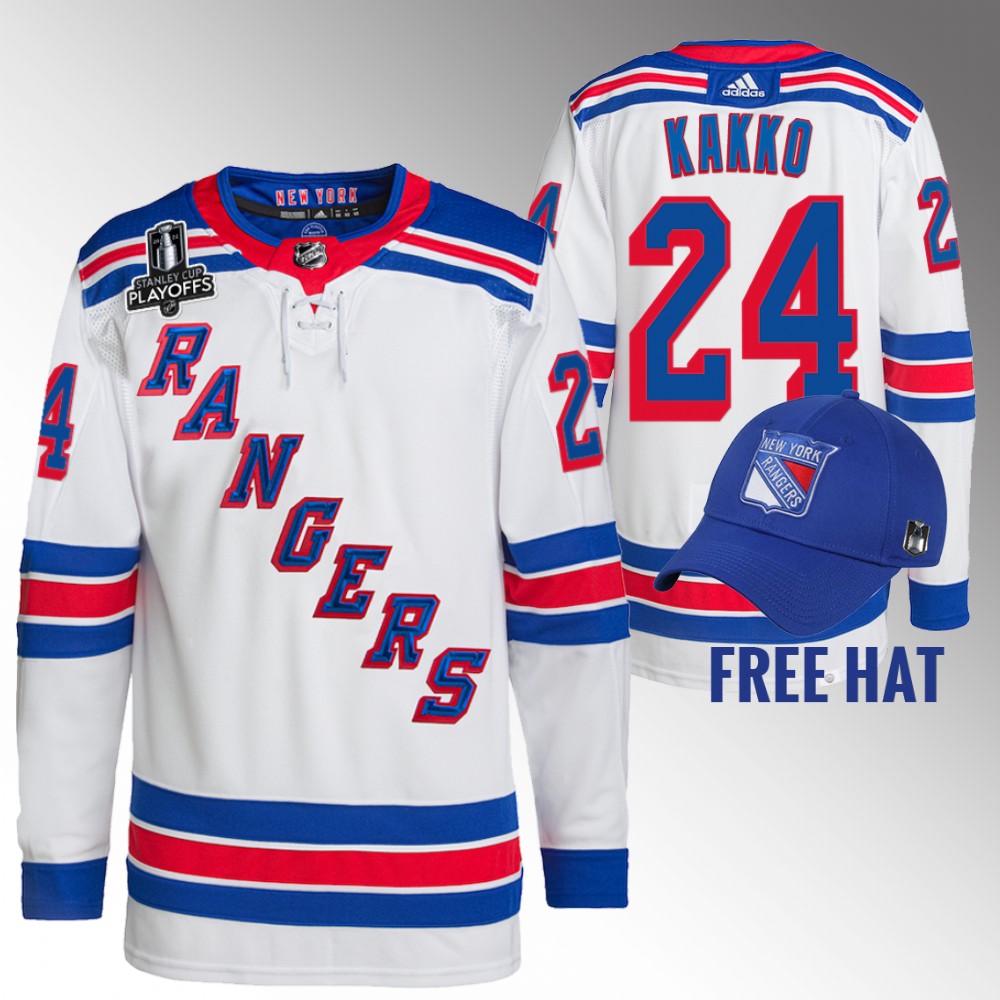 Kaapo Kakko New York Rangers White 2022 Metropolitan Division Champions Primegreen Jersey