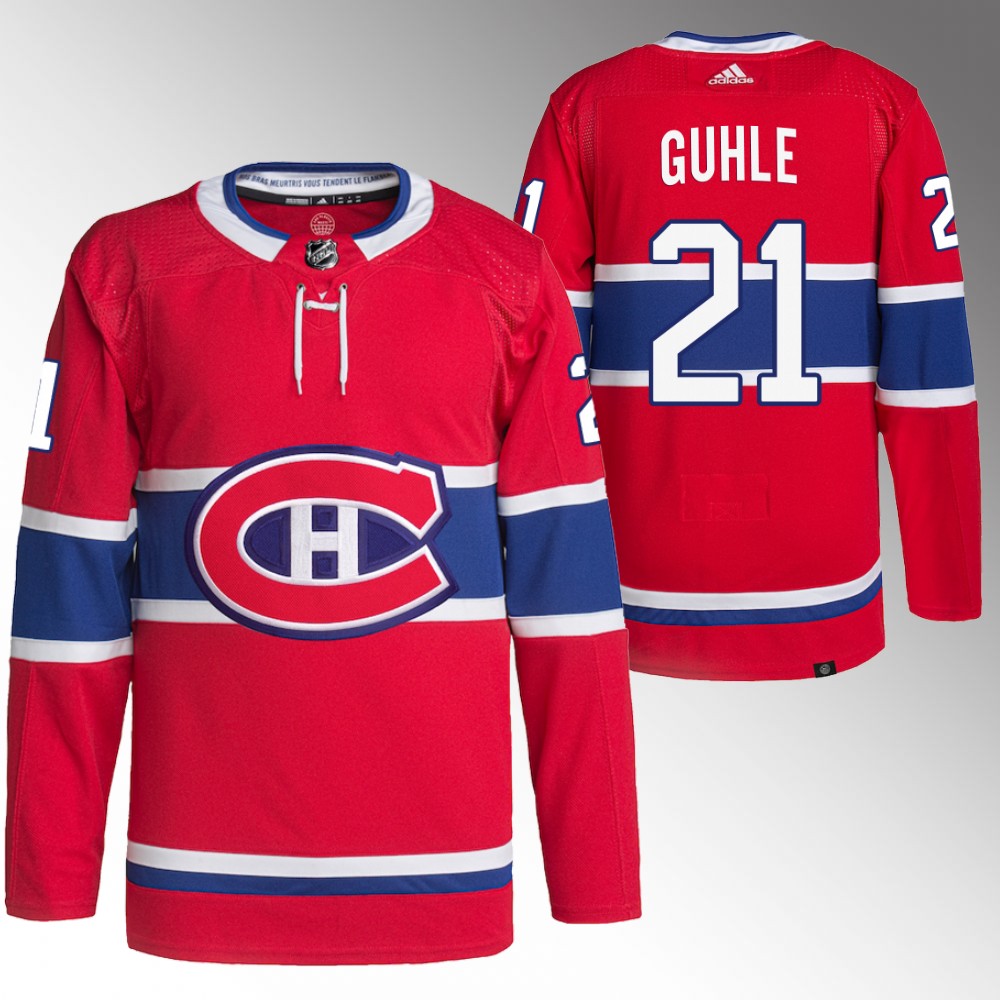 Kaiden Guhle Montreal Canadiens Home Red Authentic Jersey