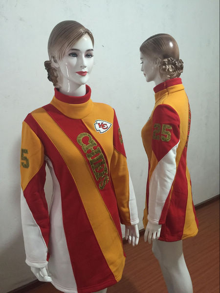 Kansas City Chiefs #25 Jamaal Charles NFL Player New Womens Windbreaker