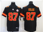 Kansas City Chiefs #87 Travis Kelce Youth Black Vapor Limited Jersey