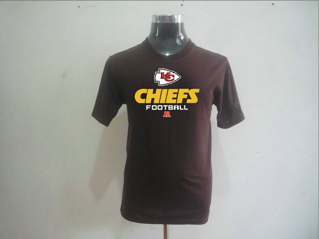 NEW NFL Kansas City Chiefs Big & Tall Critical Victory T-Shirt Brown