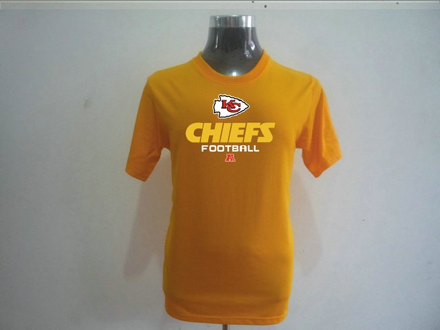 NEW NFL Kansas City Chiefs Big & Tall Critical Victory T-Shirt Yellow